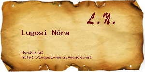 Lugosi Nóra névjegykártya
